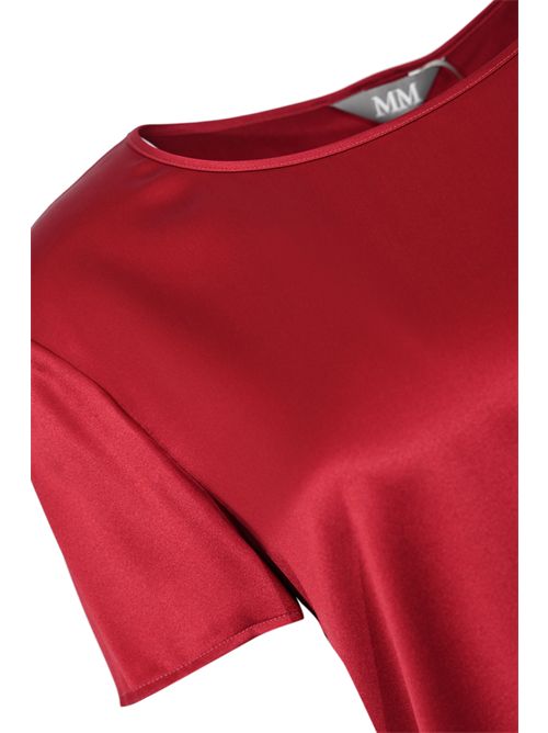 Blusa MMLCORTONA in seta stretch Rutenio Rosso MM Max Mara | 2616111037600025